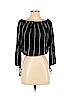 Kendall & Kylie 100% Rayon Black Long Sleeve Blouse Size S - photo 1