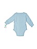 Carter's 100% Cotton Blue Long Sleeve Onesie 0-3 MO / 3 MO - photo 2