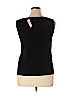 Coldwater Creek Black Sleeveless Silk Top Size 1X - photo 2