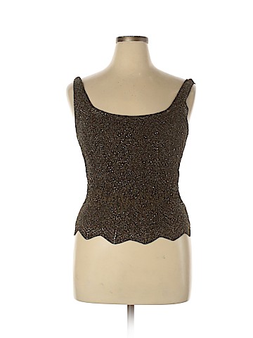 Carmen Marc Valvo Collection Sleeveless Top (view 1)