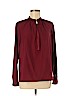 MICHAEL Michael Kors 100% Polyester Burgundy Long Sleeve Blouse Size 6 - photo 1