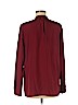 MICHAEL Michael Kors 100% Polyester Burgundy Long Sleeve Blouse Size 6 - photo 2
