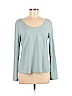 Eileen Fisher Blue Long Sleeve T-Shirt Size M - photo 1
