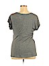 Isabel Maternity Gray Short Sleeve Top Size L - photo 2