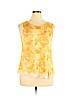 Jolt Yellow Sleeveless Top Size XL - photo 1
