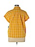 Old Navy Yellow Short Sleeve Button-Down Shirt Size XL - photo 2