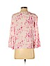 Arizona Jean Company 100% Rayon Pink Long Sleeve Blouse Size M - photo 2