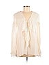 Roberto Collina Ivory Long Sleeve Blouse Size EU 38 / US 8 - photo 1