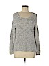 Eileen Fisher 100% Cotton Gray Pullover Sweater Size L (petite) - photo 1