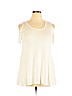 Hot Kiss Ivory Short Sleeve Top Size XL - photo 1