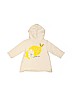 Zara Baby White Pullover Hoodie Size 6-9 mo - photo 1