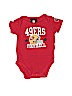 NFL 100% Cotton Graphic Red Short Sleeve Onesie Size 0-3 mo - photo 1