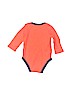 Nike 100% Cotton Orange Long Sleeve Onesie Size 3-6 mo - photo 2