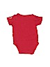 NFL 100% Cotton Graphic Red Short Sleeve Onesie Size 0-3 mo - photo 2