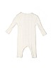 Assorted Brands 100% Cotton Solid White Long Sleeve Outfit Size 3-6 mo - photo 2