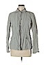 Eileen Fisher Gray Long Sleeve Button-Down Shirt Size M - photo 1