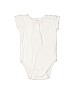 OshKosh B'gosh 100% Cotton Solid White Short Sleeve Onesie 3-6 MO / 6 MO - photo 1
