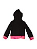 Fleurish Solid Black Zip Up Hoodie Size 4 - photo 2