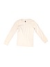 Tea 100% Cotton Ivory Long Sleeve T-Shirt Size 6 - 7 - photo 1