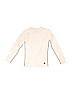 Tea 100% Cotton Ivory Long Sleeve T-Shirt Size 6 - 7 - photo 2