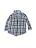 Janie and Jack 100% Cotton Blue Long Sleeve Button-Down Shirt Size 6-12 mo - photo 1