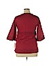 Style&Co 100% Cotton Red 3/4 Sleeve Blouse Size 14 - photo 2