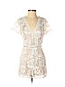 Blu Pepper 100% Polyester White Romper Size S - photo 1