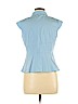 Vince Camuto Blue Short Sleeve Blouse Size M (petite) - photo 2