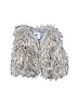 Old Navy 100% Polyester Solid Gray Faux Fur Vest Size 4T - photo 1