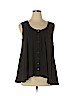 Style&Co 100% Polyester Black Sleeveless Blouse Size XL - photo 1