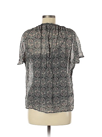 Ella Moss Short Sleeve Silk Top (view 2)