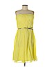 Donna Morgan 100% Silk Yellow Casual Dress Size 14 - photo 1