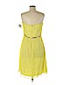 Donna Morgan 100% Silk Yellow Casual Dress Size 14 - photo 2