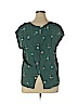 Abercrombie & Fitch 100% Viscose Green Sleeveless Blouse Size XL - photo 2