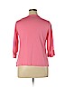 Charter Club 100% Pima Cotton Pink Long Sleeve Henley Size 1X - photo 2