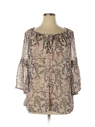 Style&Co 3/4 Sleeve Blouse (view 1)