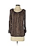 MICHAEL Michael Kors 100% Viscose Brown Long Sleeve Top Size S (petite) - photo 1