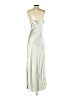 Nili Lotan 100% Silk Silver Cocktail Dress Size M - photo 2