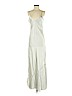 Nili Lotan 100% Silk Silver Cocktail Dress Size M - photo 1