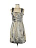 Diane von Furstenberg Gold Cocktail Dress Size 6 - photo 1