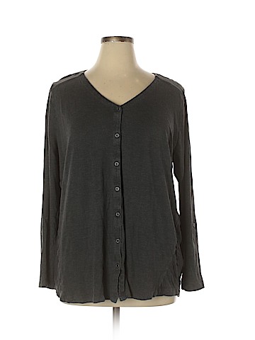 Purejill Long Sleeve Button-Down Shirt (view 1)
