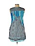 Rabbit Rabbit Rabbit Designs 100% Polyester Blue Casual Dress Size 10 (petite) - photo 2
