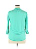 Bongo Plus Teal 3/4 Sleeve Top Size 1X - photo 2