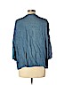 Blue Rain 100% Tencel Lyocell Blue Long Sleeve Blouse Size L - photo 2