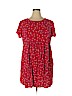 Old Navy 100% Rayon Red Casual Dress Size XL - photo 1