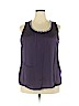 Alfani 100% Polyester Purple Sleeveless Blouse Size 1X - photo 1