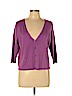Eileen Fisher Purple Cardigan Size L - photo 1