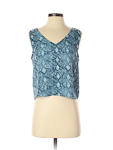 Aqua Sleeveless Blouse (view 1)
