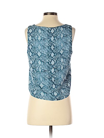 Aqua Sleeveless Blouse (view 2)