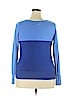Lane Bryant Blue Pullover Sweater Size 14 - photo 2